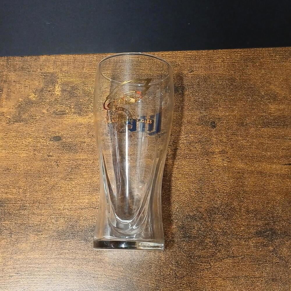 Philadelphia Eagles Miller Light Fine Pilsner Beer Glass - Picture 1 of 7